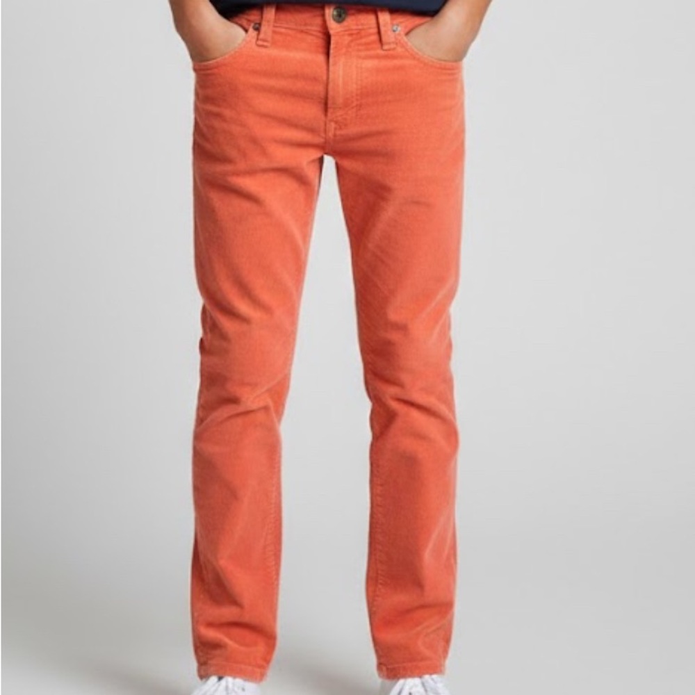 J Crew Crewcuts Salmon Stretch Corduroy Pants